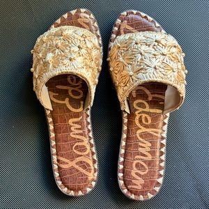 Sam Edelman GIOVANNA RAFFIA SLIDE SANDAL